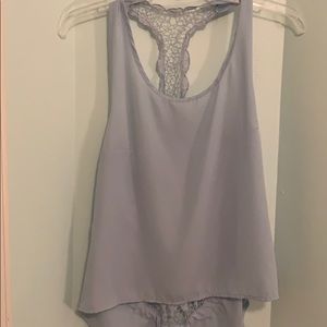 Lacey open back tank